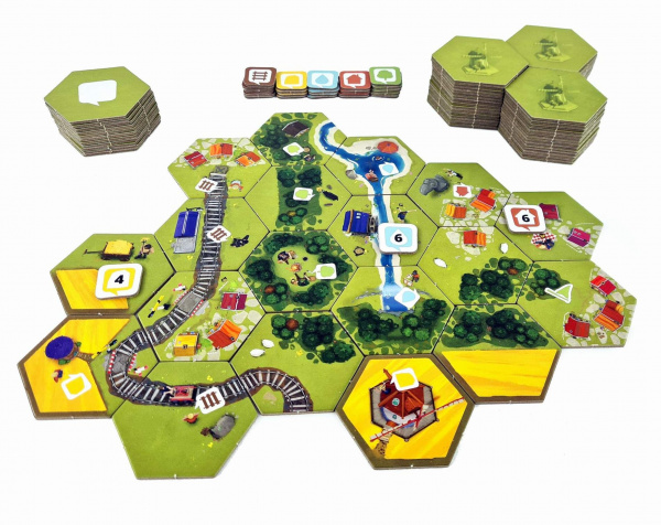 Настольная игра Dorfromantik: Сельская идиллия